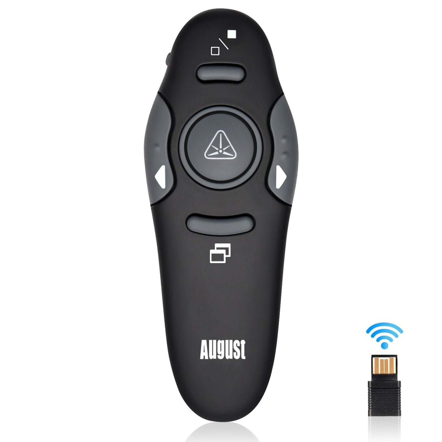 USB Powerpoint Präsentationsgerät Fernbedienung Laserpointer - August LP205