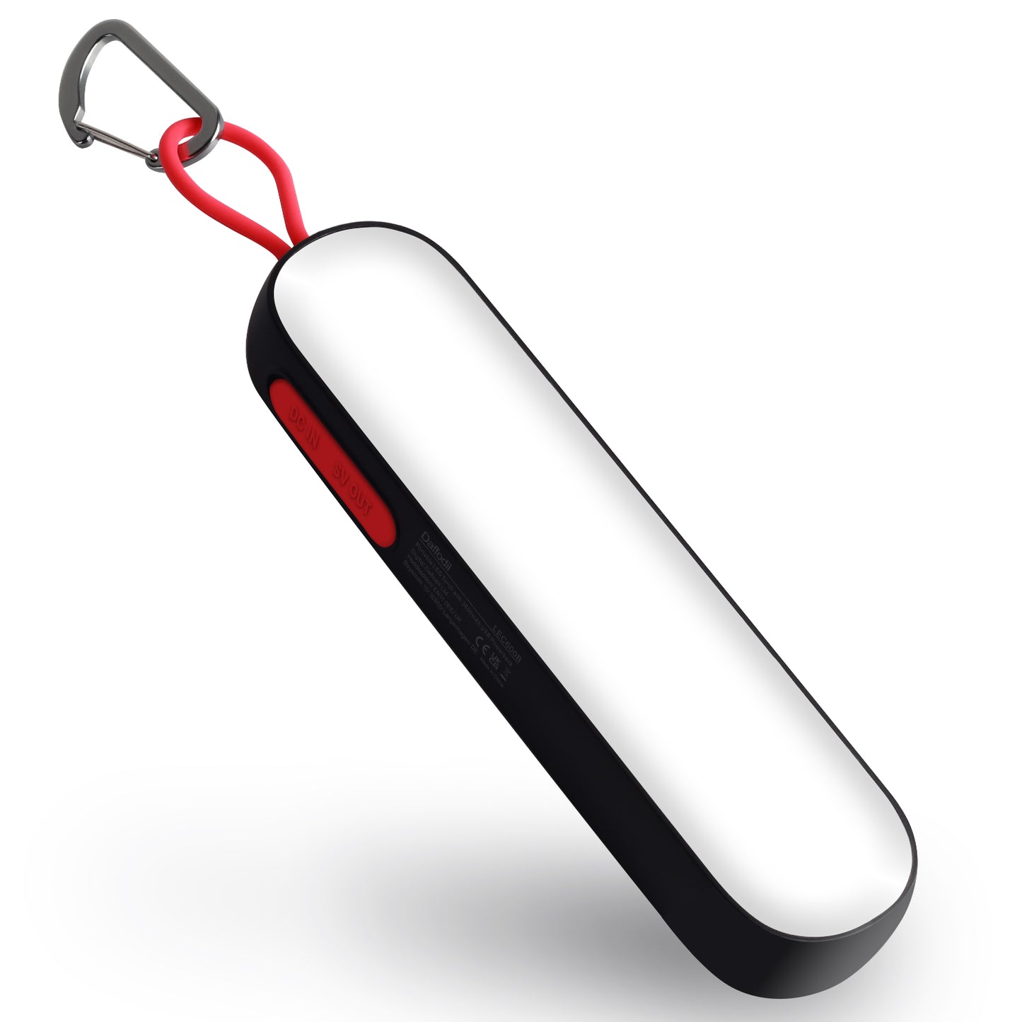 Wiederaufladbare LED Taschenlampe mit Rotlicht SOS-Modus & Camping Powerbank – LEC600