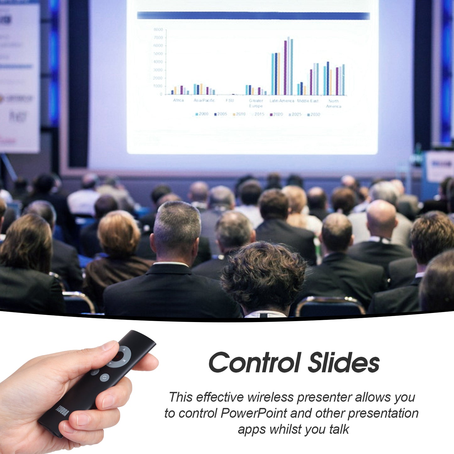 USB PowerPoint Präsentation Fernsteuerung Laser Zeiger - August LP200