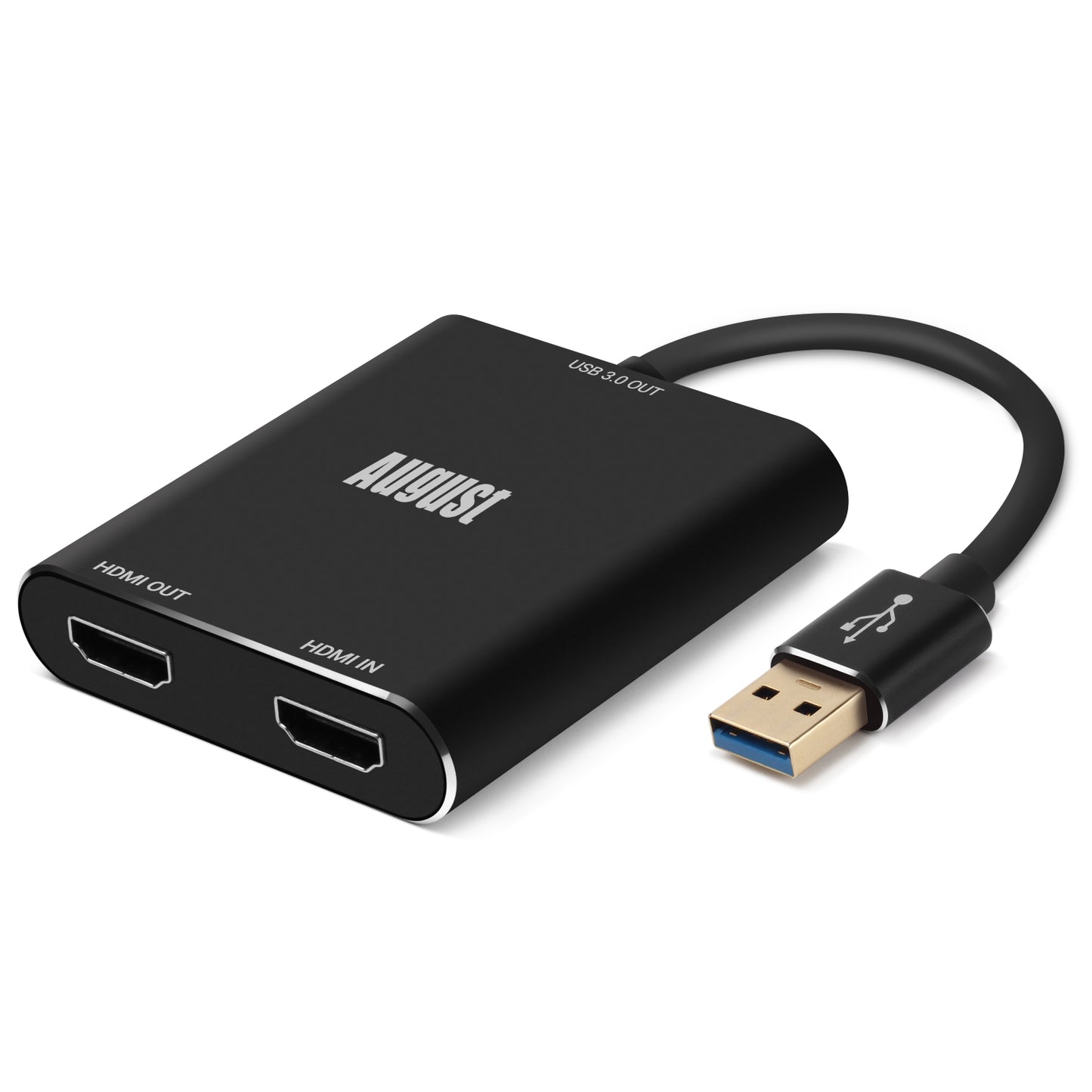 Externe USB Video Game Console Capture Karte mit HDMI Passthrough Lag Free OBS - August VGB500