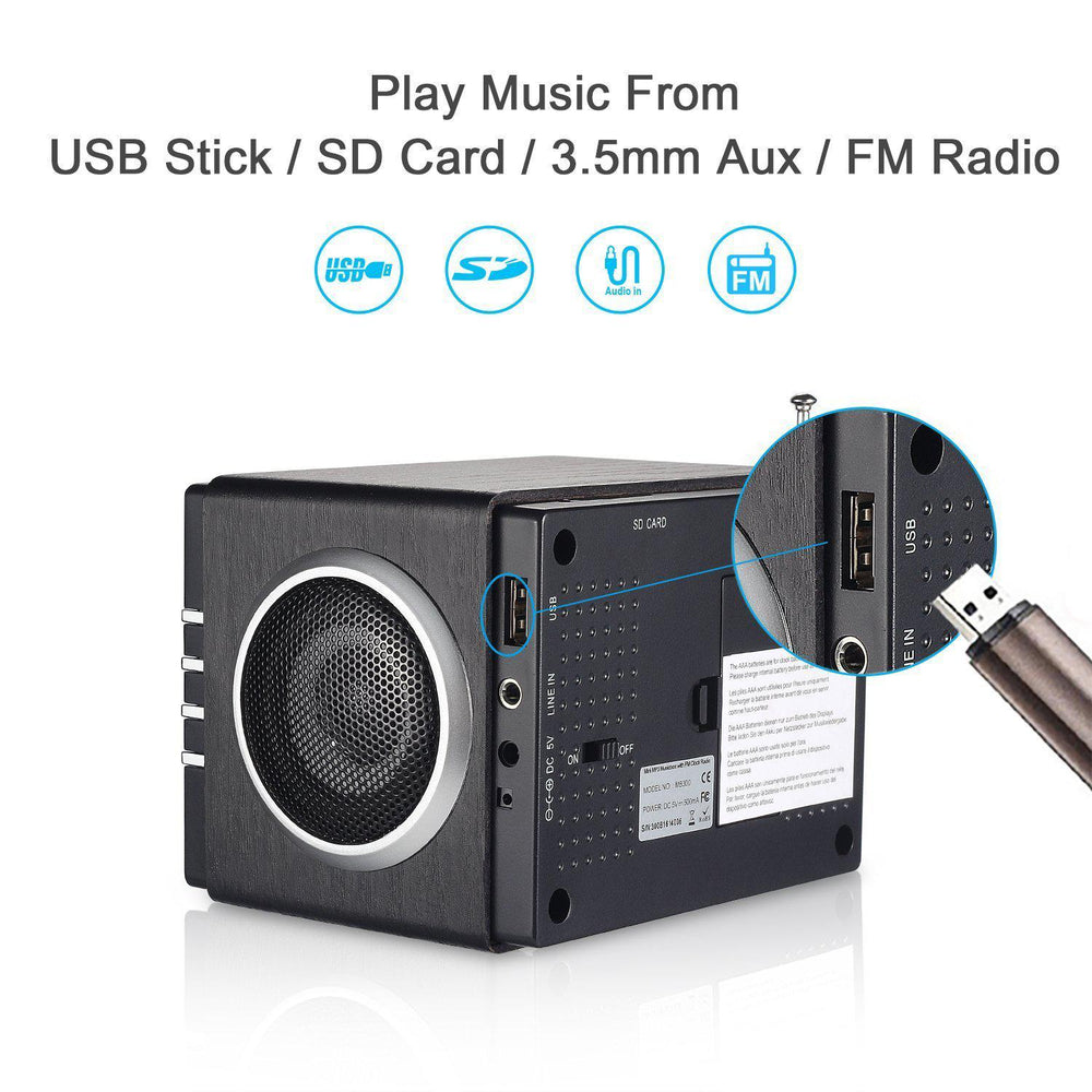 August MB300 - Radiowecker - MP3 Player / Stereoanlage - Uhrenradio - Daffodil Germany GmbH