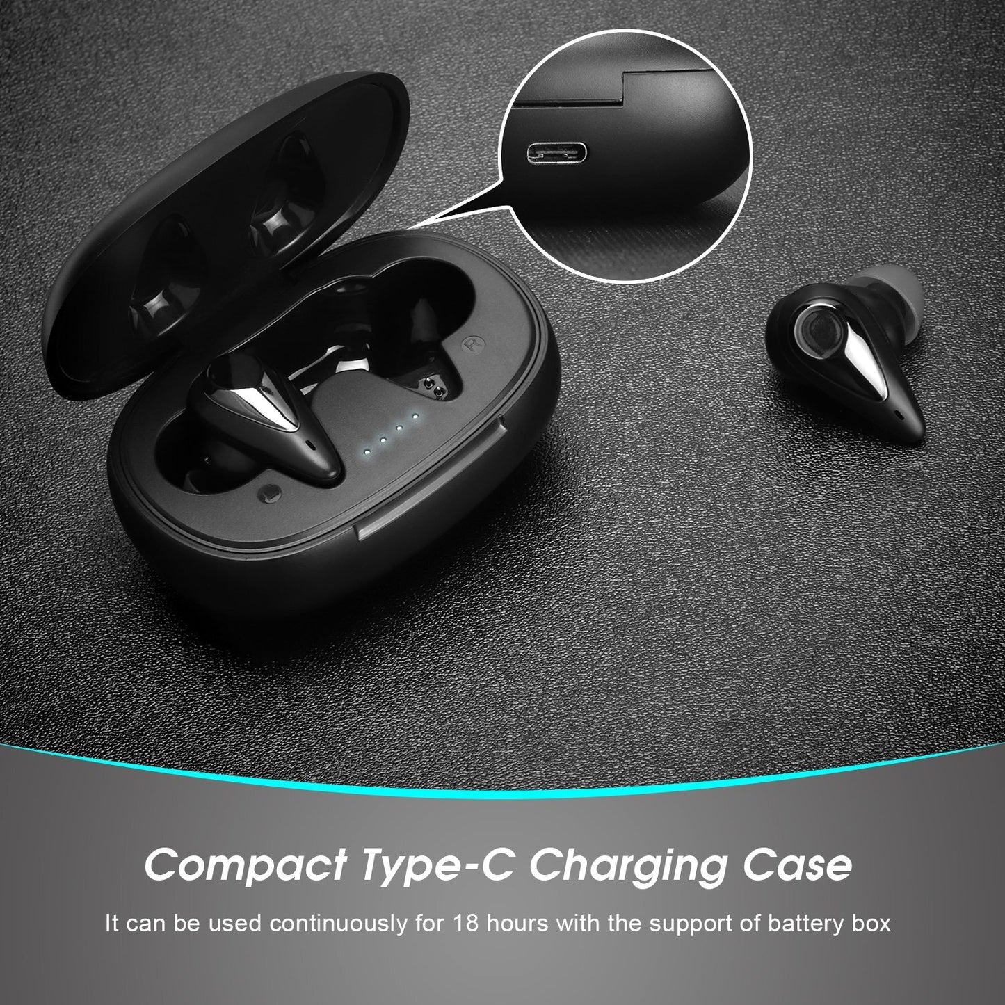 August EP810 -Bluetooth Kopfhörer In Ear -Lärmminderung,USB-C Stereo - Daffodil Germany GmbH