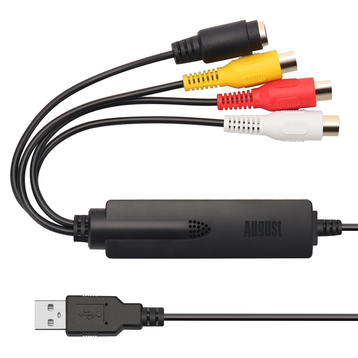 August VGB350 - USB-Videoaufnahmekarte für VHS, Mini DVD Player, Camcorder oder Videorecorder - Daffodil Germany GmbH