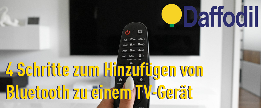 4 Schritte zum Hinzufügen von Bluetooth zu einem TV-Gerät (ohne Verzögerung!)