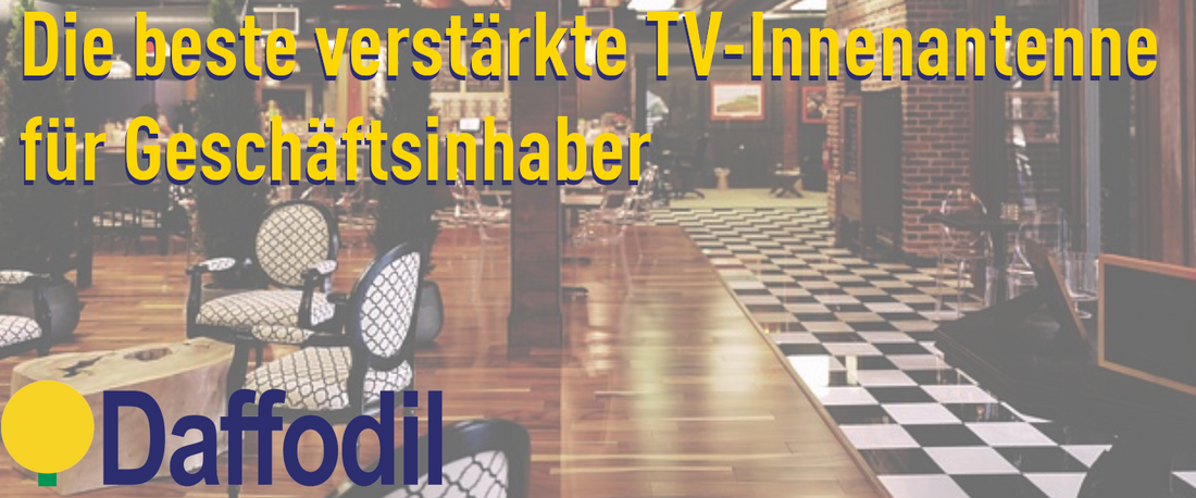 Die beste verstärkte TV-Innenantenne für Geschäftsinhaber