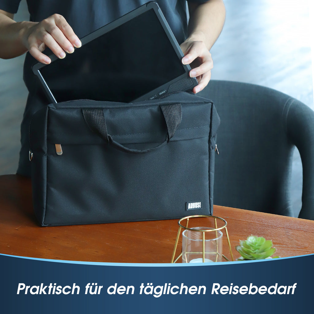 BAG383 Schwarze Umhängetasche 13 Zoll
