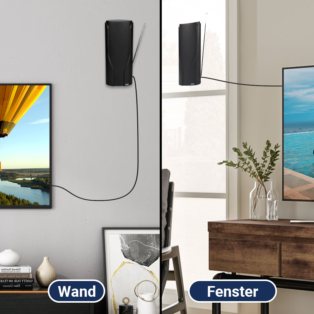 DVB-T2 Digital Portable Indoor Antenne Hohe Verstärkung 5db - August DTA600 (B-Ware)