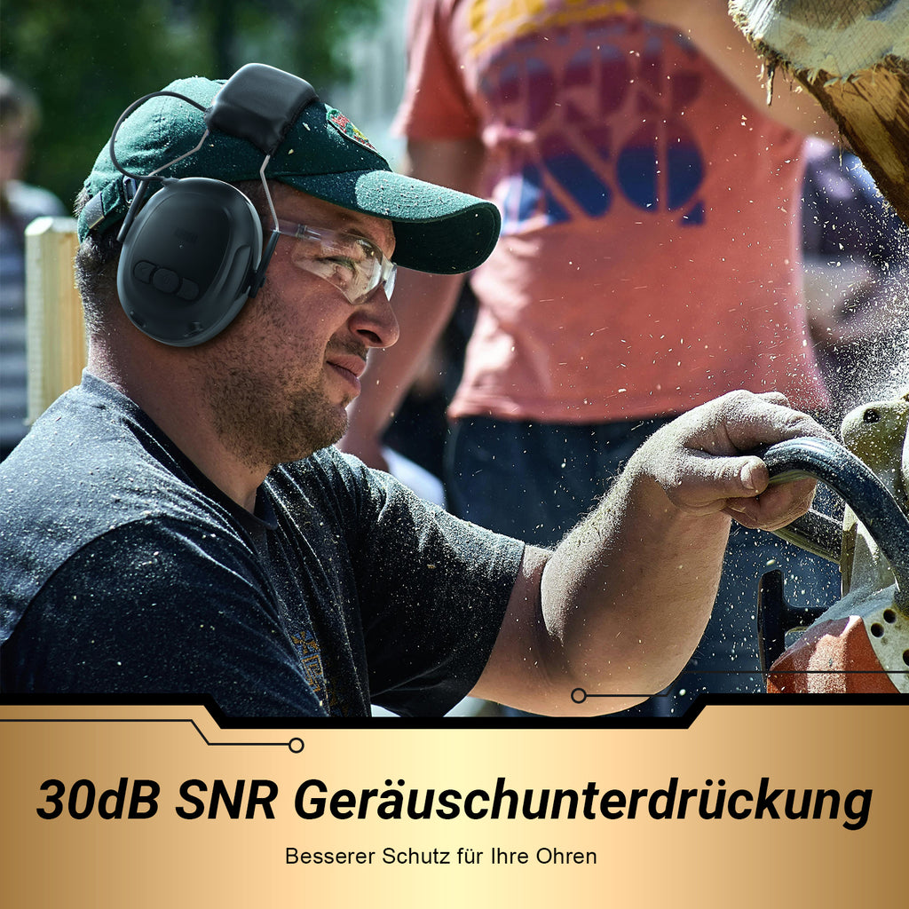 Wiederaufladbare Bluetooth Kopfhörer mit Geräuschreduzierendem Gehörschutz (ANC) – August EP120
