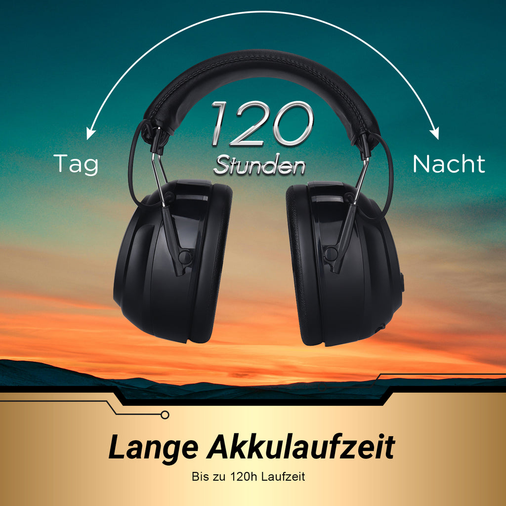 Wiederaufladbare Bluetooth Kopfhörer mit Geräuschreduzierendem Gehörschutz (ANC) – August EP120
