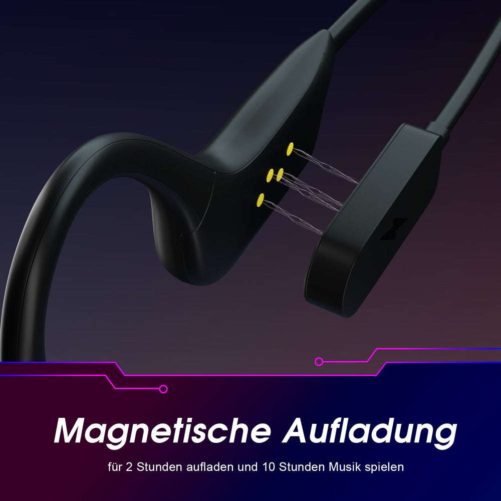Knochenschall Kopfhörer Bluetooth 5.3 Kabelloses Open Ear Audio - August EP400B B-Ware