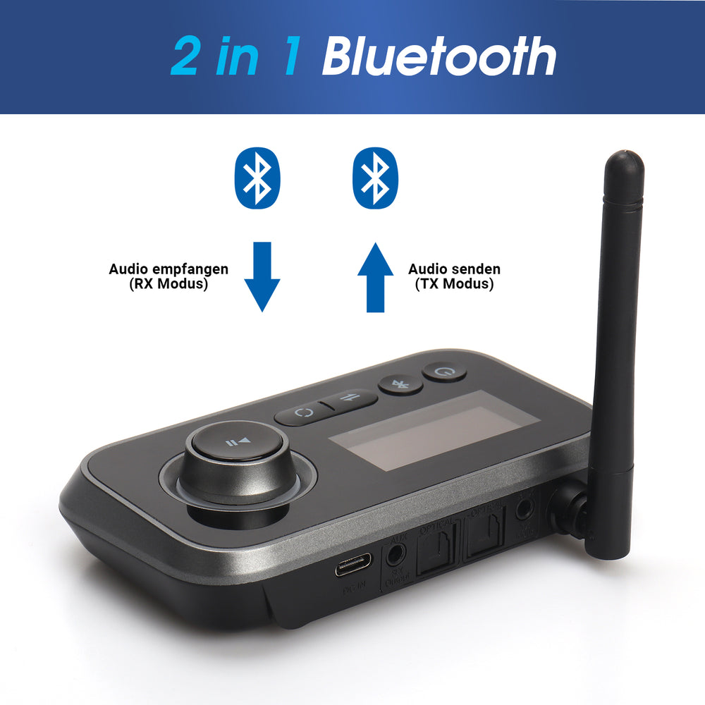 Doppelter Bluetooth Sender Empfänger Audio Adapter August MR280