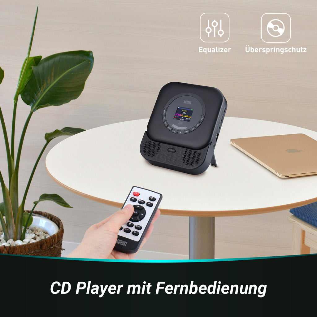 Tragbarer Musik CD-Player mit Bluetooth und MP3-USB Lautsprecher SE15