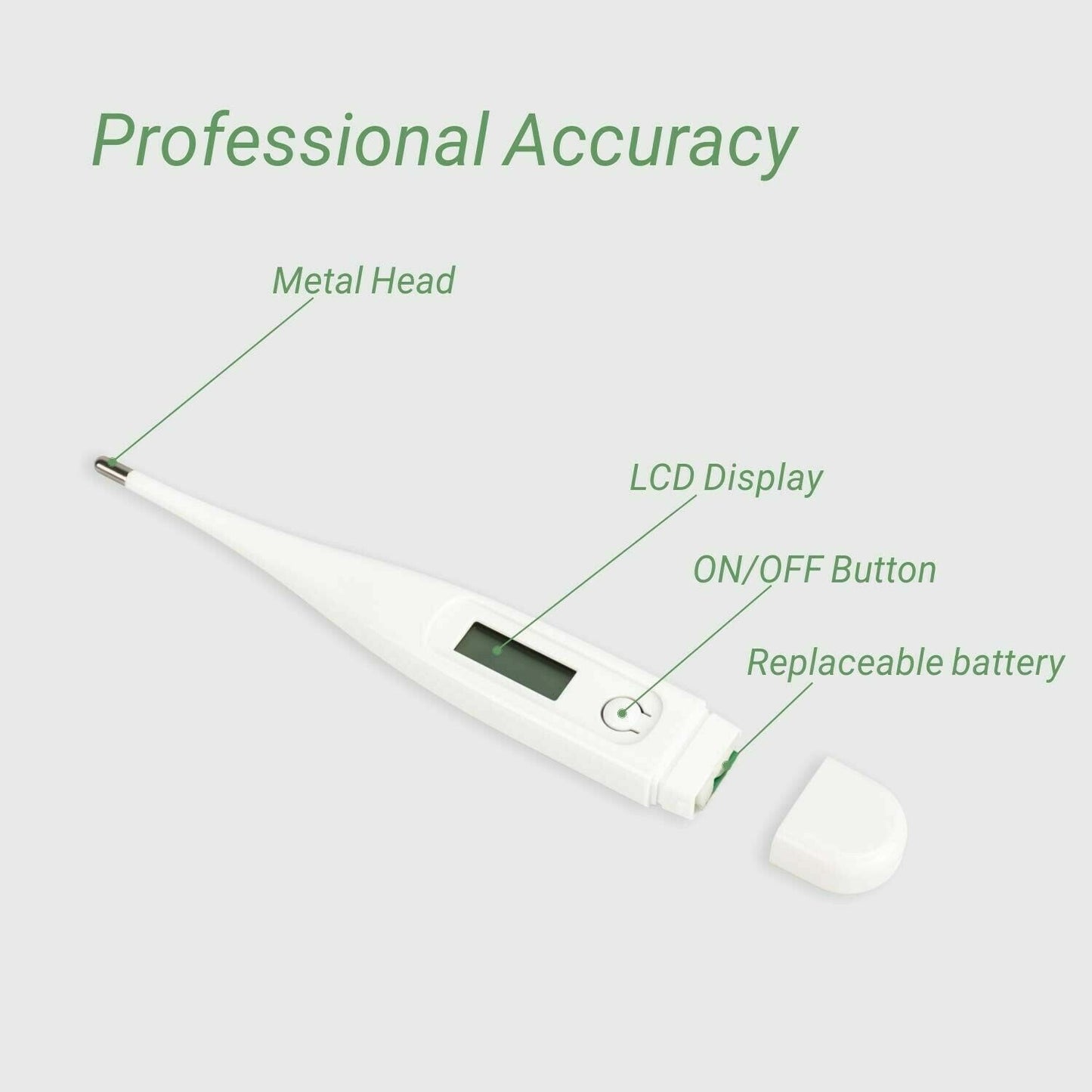 Digitales Thermometer Schnelles Oral Achselhöhle Kinder Erwachsene - Daffodil HPC300