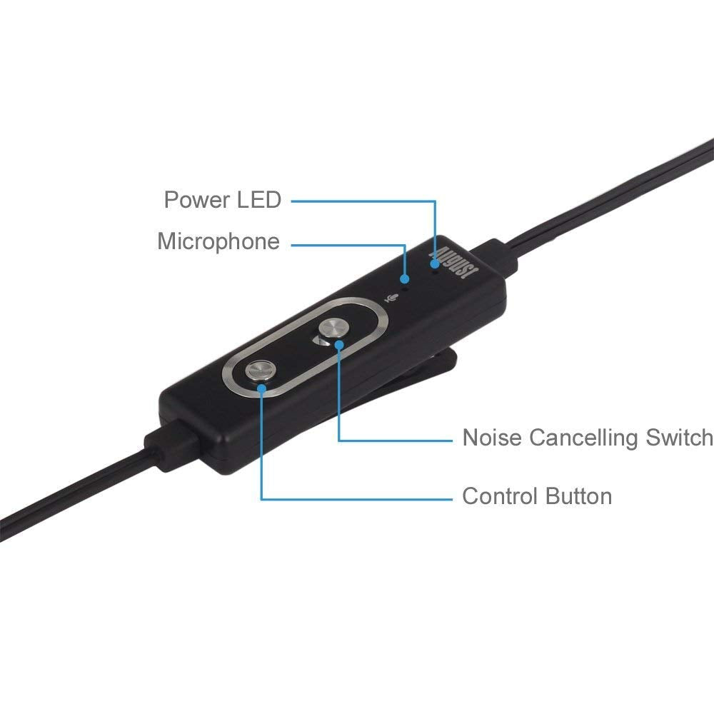 August EP715 - Aktive Noise Cancelling Kopfhörer - ANC Ohrhörer mit Mikrofon - Daffodil Germany GmbH