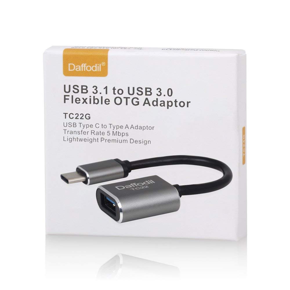 Daffodil TC22G - Flexibler On The Go Adapter für Sony / Samsung / Huawei / Macbook Pro - Daffodil Germany GmbH