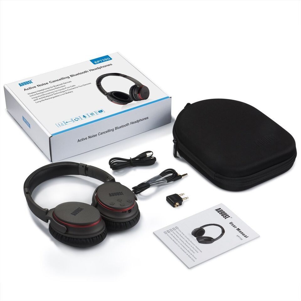 August EP735 - Kabellose Bluetooth Kopfhörer mit Lärmreduzierung & aptX - Daffodil Germany GmbH
