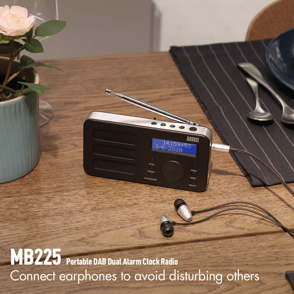 AUG MB225 - DAB+ Mini Radio mit Akku und Sleep Timer - Daffodil Germany GmbH
