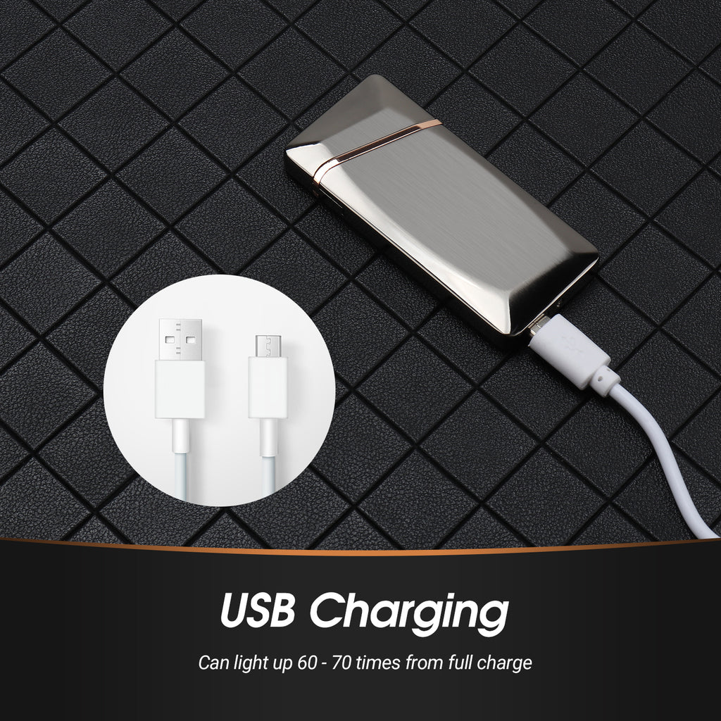 Daffodil EC225 USB-Feuerzeug, winddichtes Feuerzeug mit elektrischer Touch-Steuerung, aufladbar über USB, geeignet für Zigaretten, Kerzen oder Outdoor-Aktivitäten usw., Geschenke für Freunde und Familie - Daffodil Germany GmbH