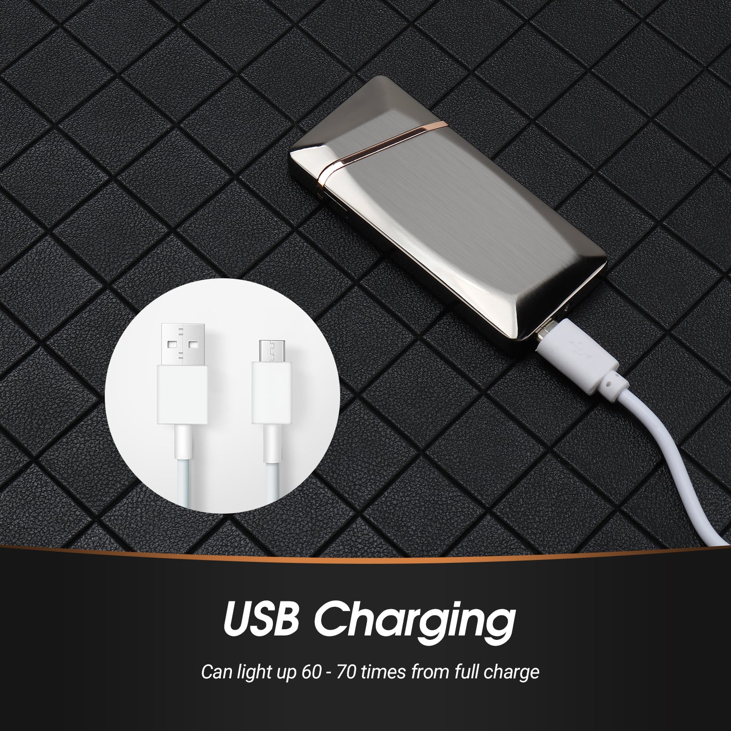 Daffodil EC225 USB-Feuerzeug, winddichtes Feuerzeug mit elektrischer Touch-Steuerung, aufladbar über USB, geeignet für Zigaretten, Kerzen oder Outdoor-Aktivitäten usw., Geschenke für Freunde und Familie - Daffodil Germany GmbH