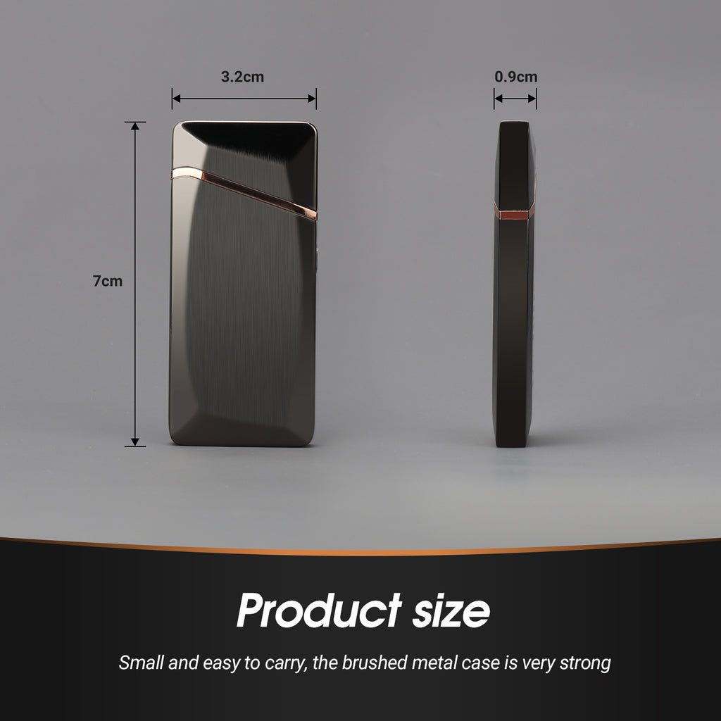 Daffodil EC225 USB-Feuerzeug, winddichtes Feuerzeug mit elektrischer Touch-Steuerung, aufladbar über USB, geeignet für Zigaretten, Kerzen oder Outdoor-Aktivitäten usw., Geschenke für Freunde und Familie - Daffodil Germany GmbH