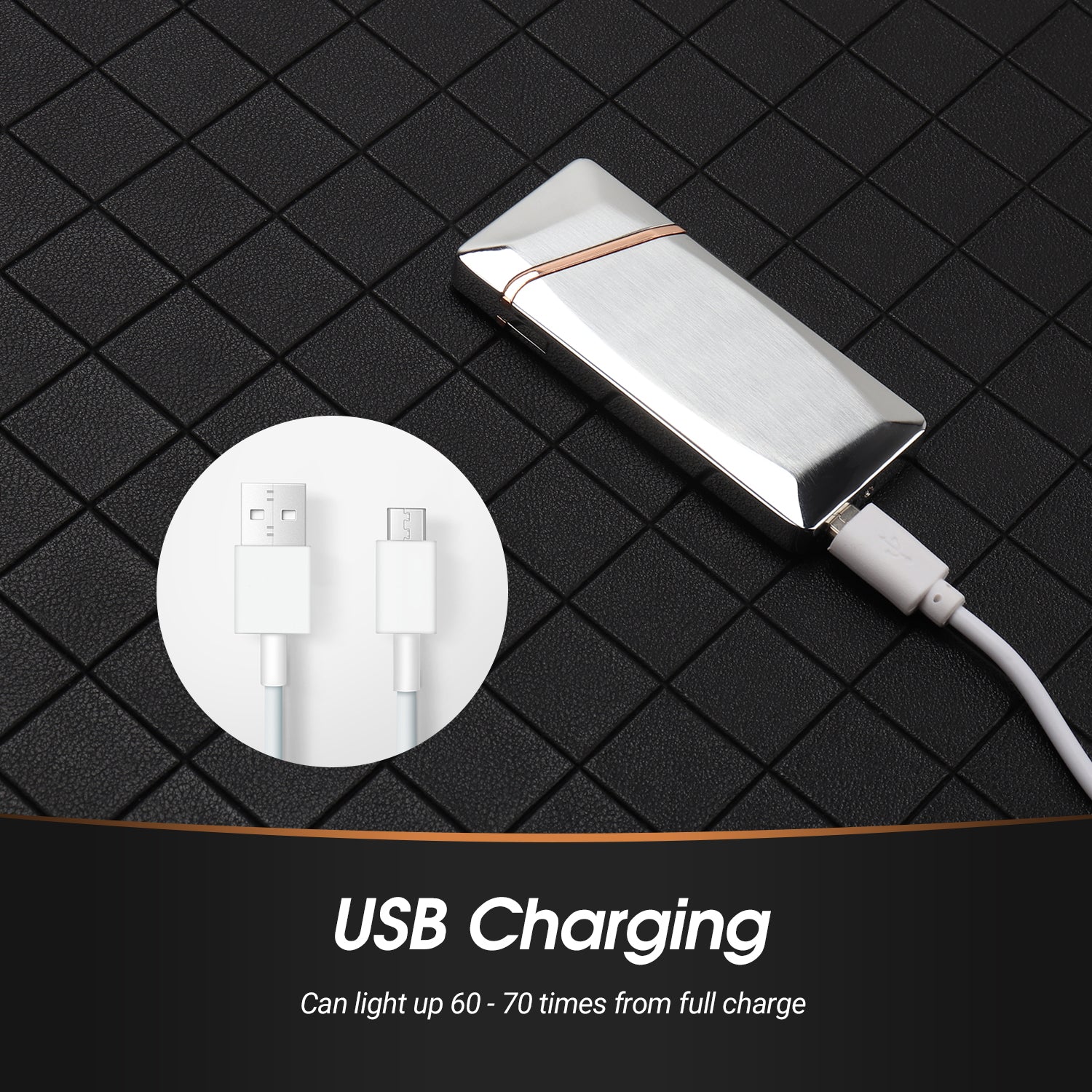 Daffodil EC225 USB-Feuerzeug, winddichtes Feuerzeug mit elektrischer Touch-Steuerung, aufladbar über USB, geeignet für Zigaretten, Kerzen oder Outdoor-Aktivitäten usw., Geschenke für Freunde und Familie - Daffodil Germany GmbH