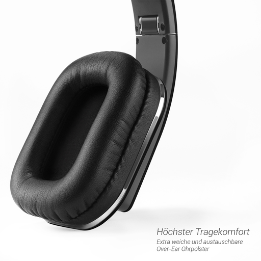 AUGUST EP650B Bluetooth Wireless Over-Ear Kopfhörer mit aptX LL + BAG650 Case - Daffodil Germany GmbH