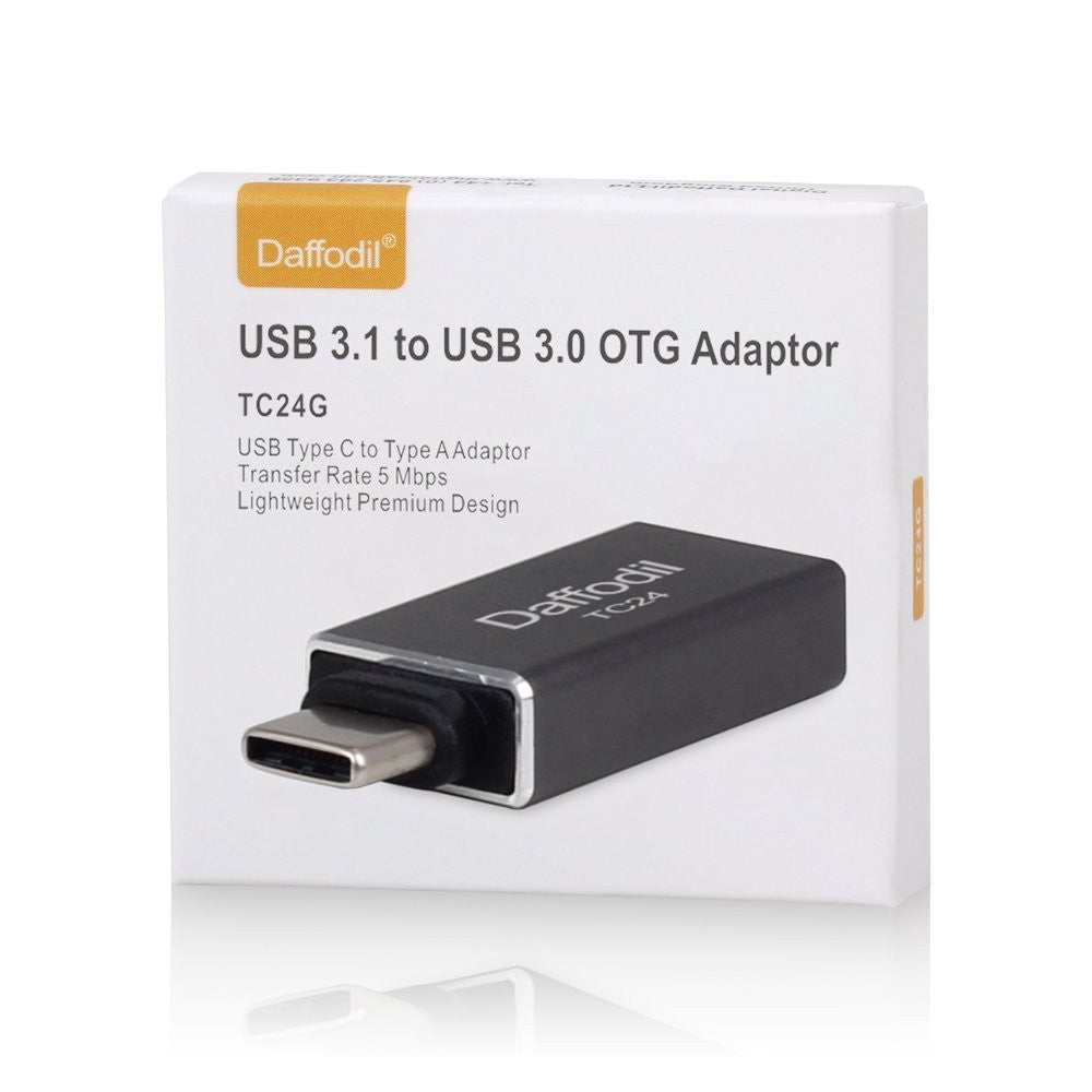 Daffodil TC24 - USB Stick OTG Adapter - Typ C zu Typ A - On The Go Adapter - Daffodil Germany GmbH